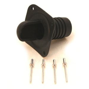 AV Port W Rivets