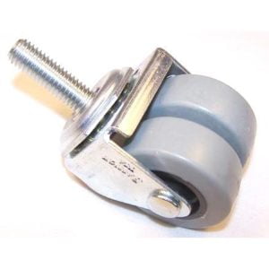 2" swivel dual caster