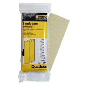 Sandpaper 80 Grit 25 Pack