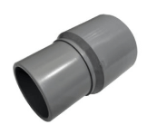 3 inch Screw Cuff, Gray for Hose